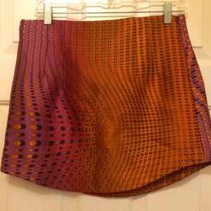 ZARA MULTICOLOR SKIRT